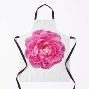 Damask rose. Beautiful Rose damascena Apron